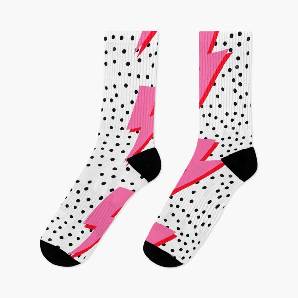 Item preview, Pink and Red Lightning with Spotty Background designed and sold by OneThreeSix.