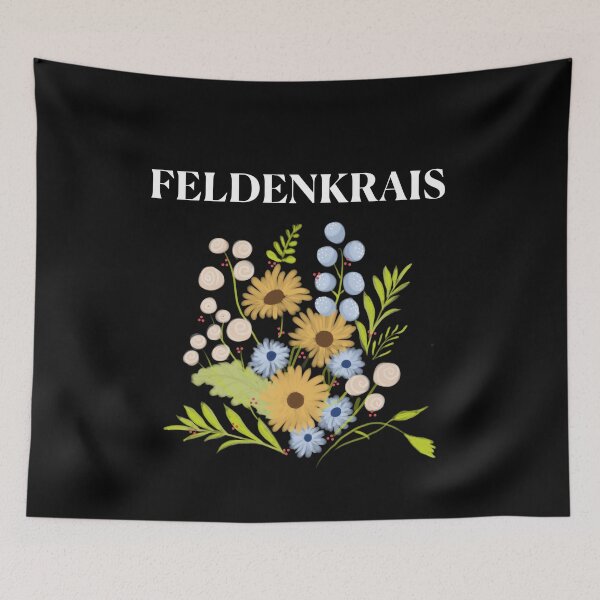 Item preview, Flowers & Feldenkrais - white designed and sold by Feldymerch.