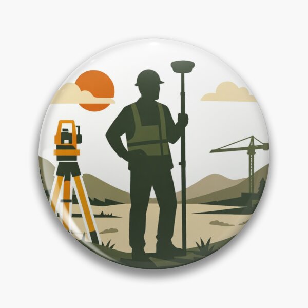 Item preview, Land Surveyor At Work Field Survey Life designed and sold by Virelo.