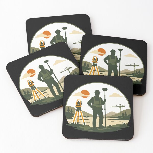 Item preview, Land Surveyor At Work Field Survey Life designed and sold by Virelo.