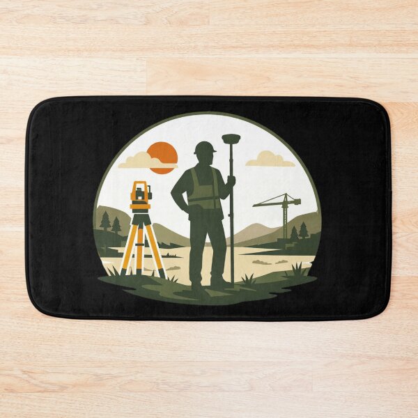 Item preview, Land Surveyor At Work Field Survey Life designed and sold by Virelo.