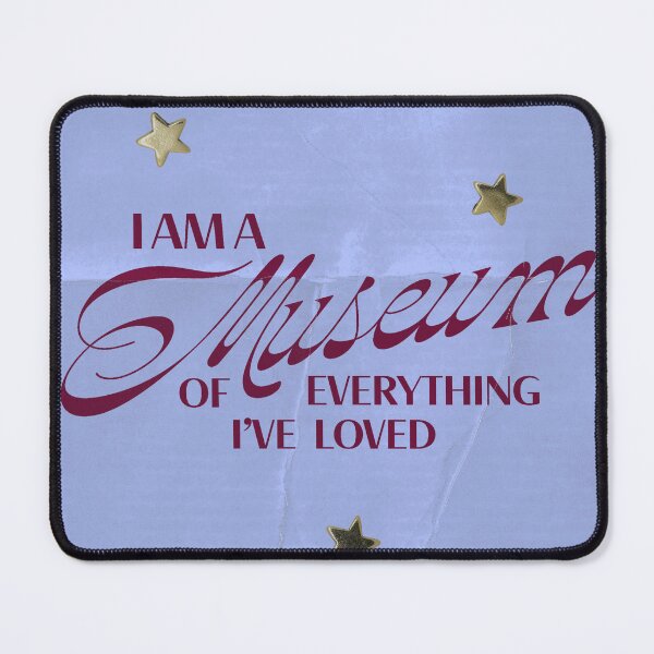 Item preview, i am a museum of everything i've loved | typography text quote poster wall decor designed and sold by lilydesigns-exe.