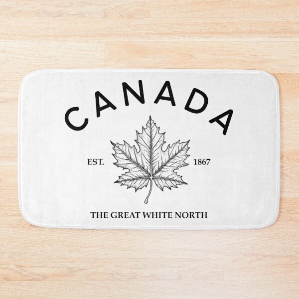 Item preview, Canada Est. 1867 - The Great White North Vintage Maple Leaf designed and sold by Shopeon Designs.