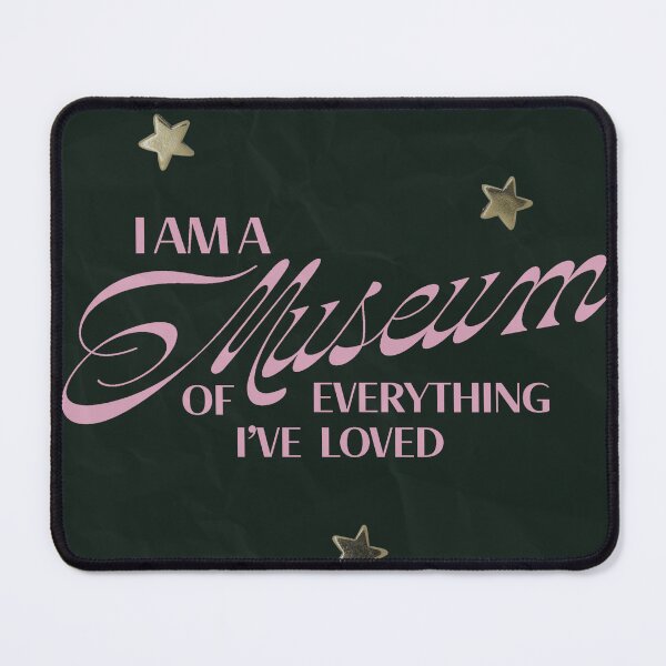 Item preview, i am a museum of everything i've loved | typography text quote poster wall decor designed and sold by lilydesigns-exe.