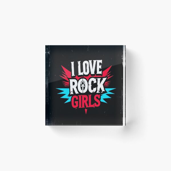 Item preview, I LOVE ROCK GIRLS designed and sold by MATIAS-ENKI.
