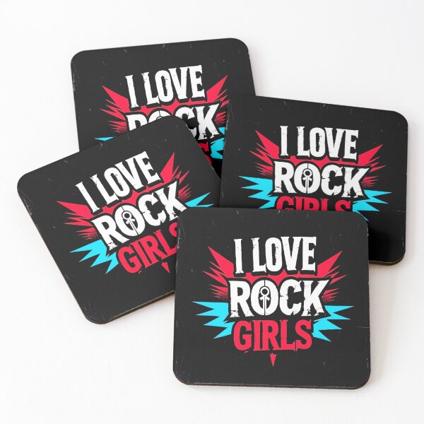 Item preview, I LOVE ROCK GIRLS designed and sold by MAT-ENKI.