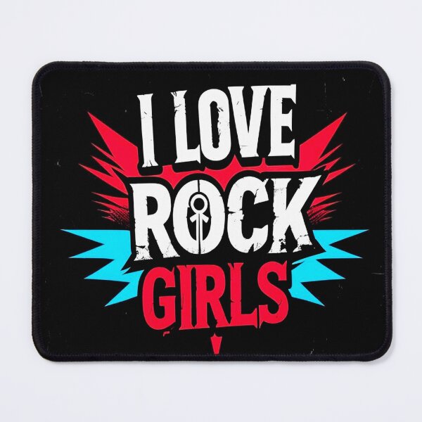 Item preview, I LOVE ROCK GIRLS designed and sold by MAT-ENKI.