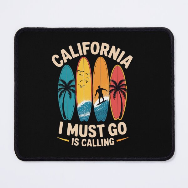 Item preview, California Is Calling I Must Go Summer Beach designed and sold by angolinnArt.