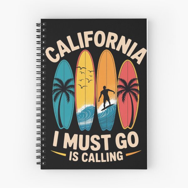 Item preview, California Is Calling I Must Go Summer Beach designed and sold by angolinnArt.