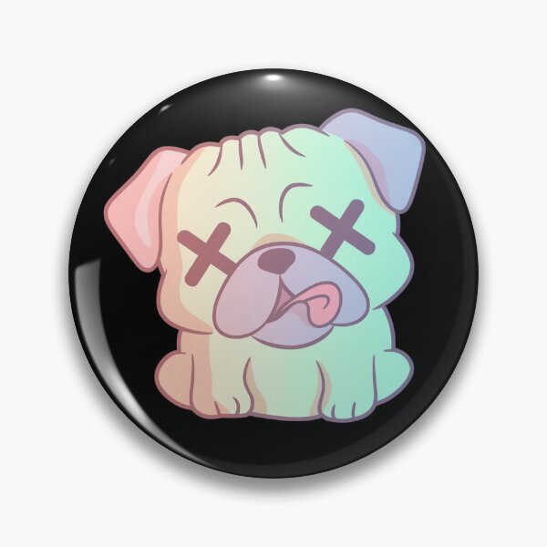 Item preview, Cute Derpy Kawaii Pug – Sweet Anime Dog designed and sold by Karlas-things.
