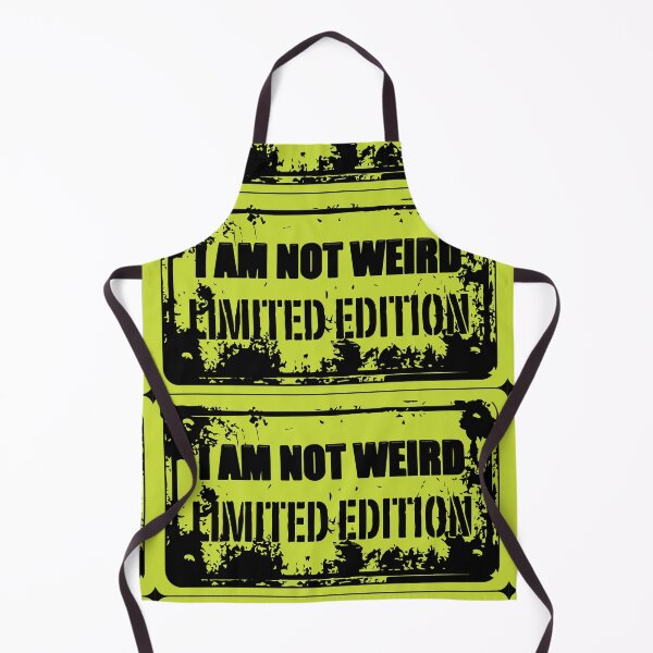 Item preview, I AM NOT WEIRD — LIMITED EDITION (Distressed Metal Plate) designed and sold by RiseAgainArt.