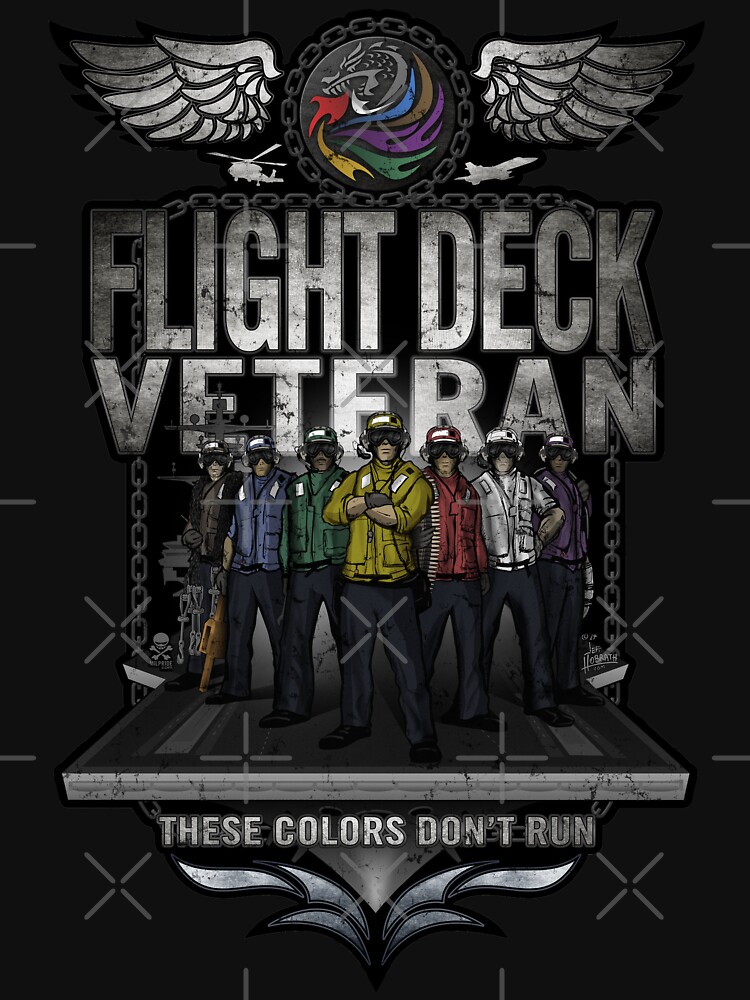 Flight Deck Veteran "These Colors Don't Run" by hobrath