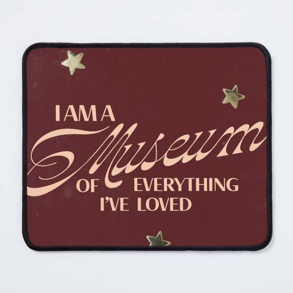 Item preview, i am a museum of everything i've loved | typography text quote poster wall decor designed and sold by lilydesigns-exe.
