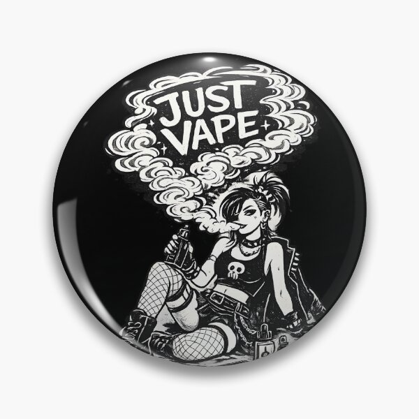 Item preview, Just Vape – Punk Girl Vape Illustration designed and sold by House of Taste Vape Designs.
