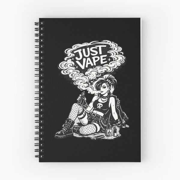 Item preview, Just Vape – Punk Girl Vape Illustration designed and sold by House of Taste Vape Designs.