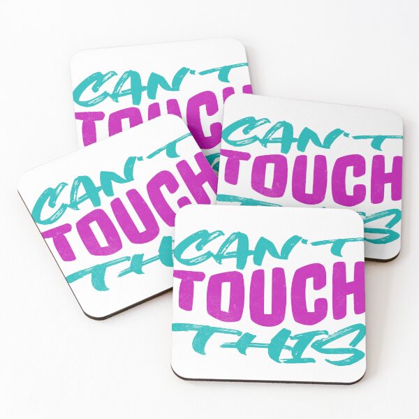 Item preview, Can’t Touch This – Bold Neon Typography Design designed and sold by onlin3boutiqu3.