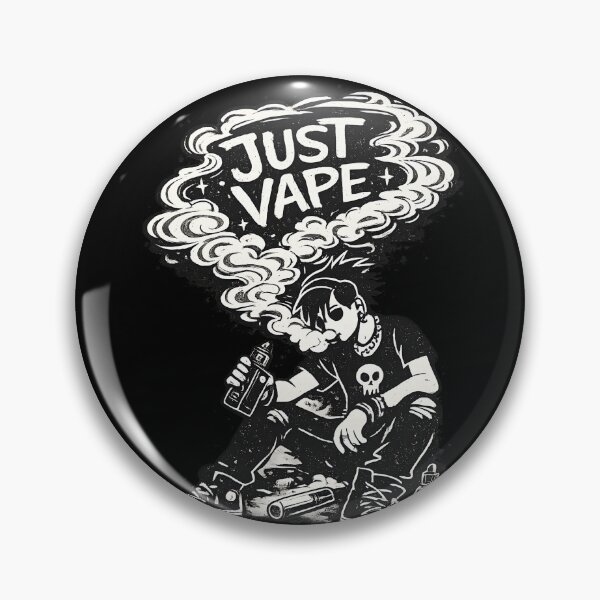 Item preview, Just Vape – Punk Style Vape Illustration designed and sold by House of Taste Vape Designs.