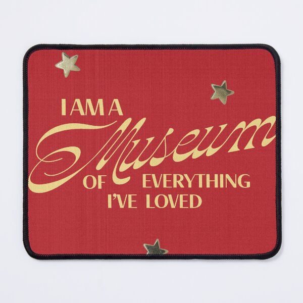 Item preview, i am a museum of everything i've loved | typography text quote poster wall decor designed and sold by lilydesigns-exe.