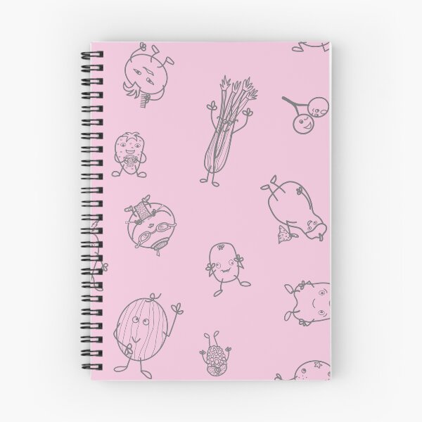 Item preview, Lunchbox Friends All Together (outlines) grey/pink designed and sold by BogbeanDesigns.