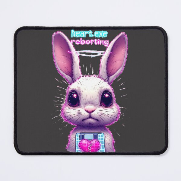 Item preview, Glitch Heart Protocol – Endless Reboot Bunny designed and sold by Shift-Bloom.