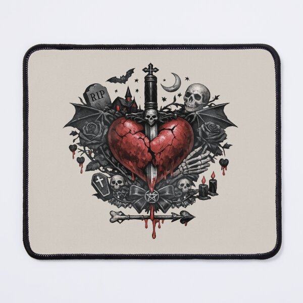Item preview, Gothic Heart of Love – Dark Romance designed and sold by tnwbank.