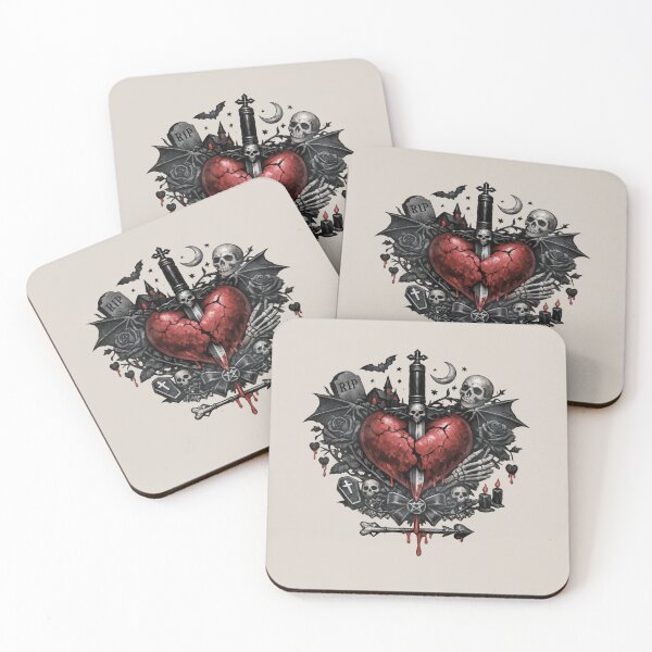 Item preview, Gothic Heart of Love – Dark Romance designed and sold by tnwbank.