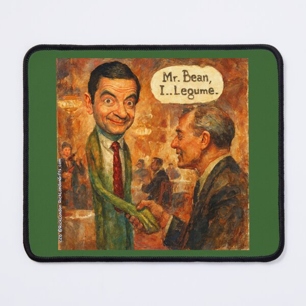 Item preview, Surreal Legume Handshake Cartoon Art designed and sold by Rick London Gifts.