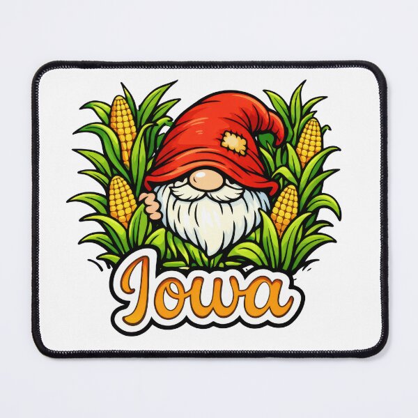 Item preview, Iowa Cornfield Gnome – Whimsical Farm Folk Art designed and sold by Moriarty's Digital Visions.