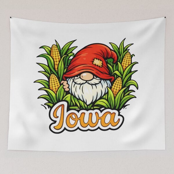 Item preview, Iowa Cornfield Gnome – Whimsical Farm Folk Art designed and sold by Moriarty's Digital Visions.