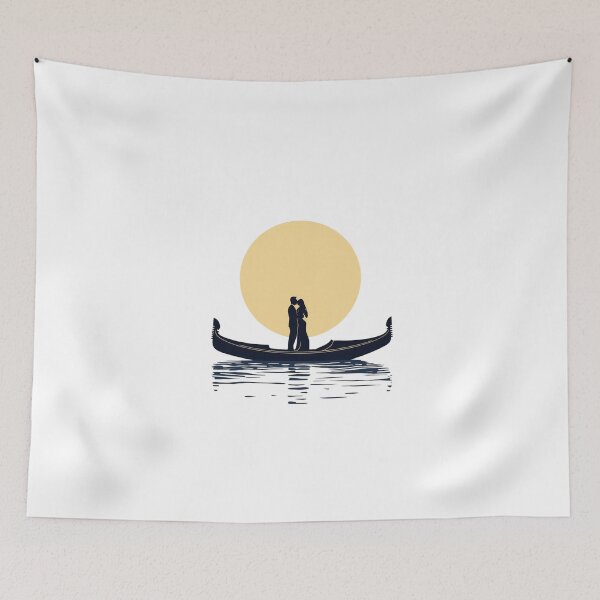 Item preview, Venice Gondola Romance - Italian Love Story Art designed and sold by ItaloVibes.