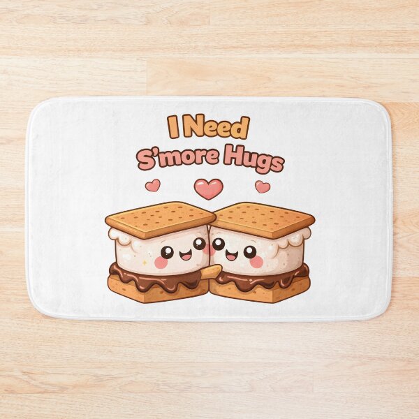 Item preview, I Need S'more Hugs Cute Kawaii Smores Valentines Design. designed and sold by The-T-In-Retro.