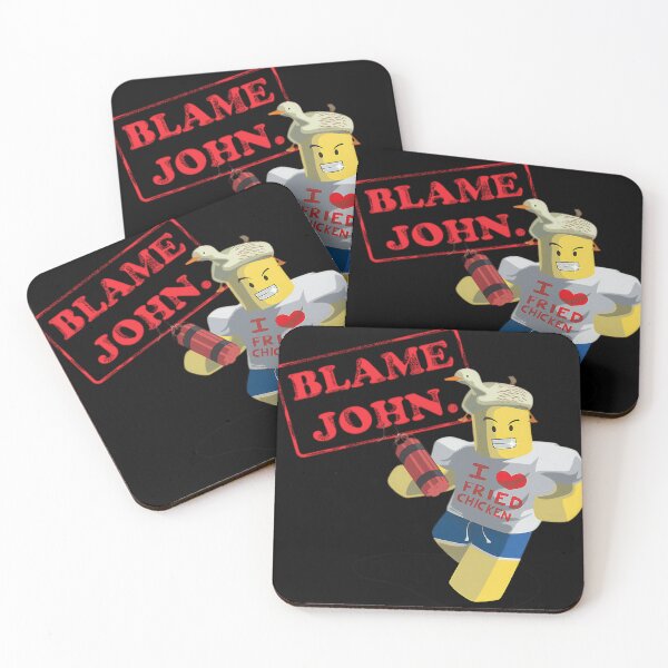 Item preview,  Blame John Meme Roblox designed and sold by Soccersmack.