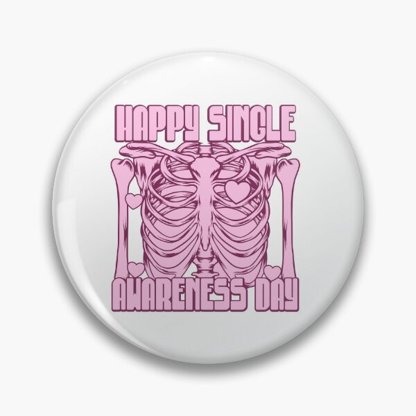 Item preview, Happy Single Awarness day gift for singles designed and sold by Kondi-Art.