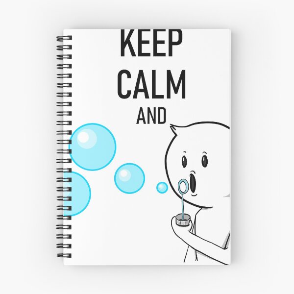 Item preview, Keep calm and blow bubbles designed and sold by Ventein.
