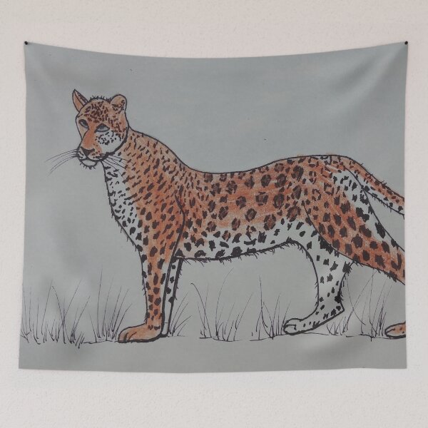 Item preview, Leopard study designed and sold by Matt Starr Fine Art .