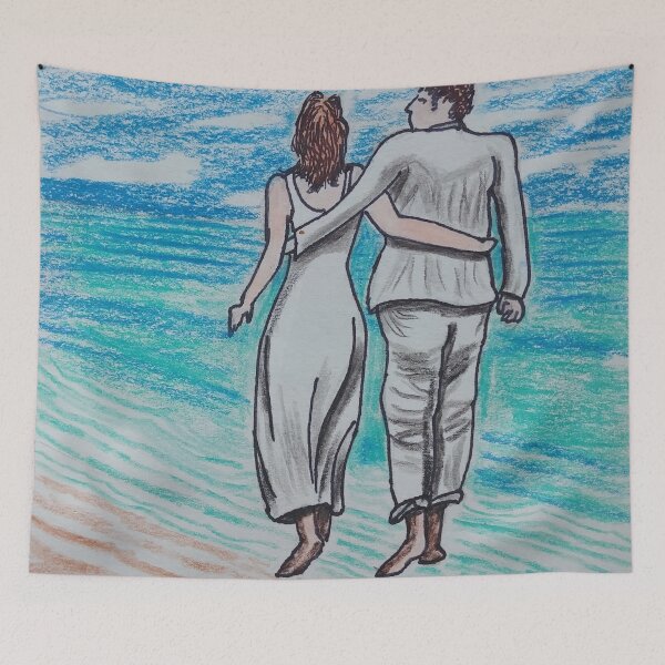 Item preview, Couple on the Beach  designed and sold by Matt Starr Fine Art .