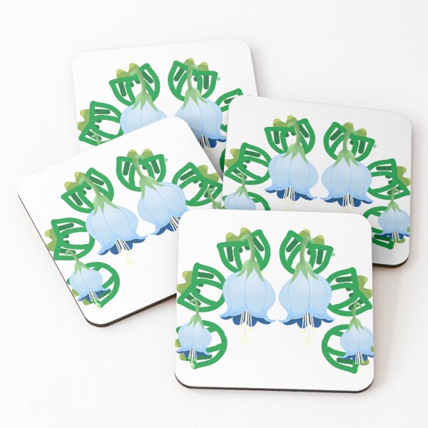 Item preview, Nang Fah Fuchsia Flowers - Blue Bell Blooms designed and sold by MigWhimsy.