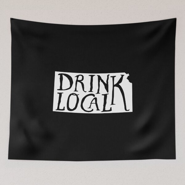 Item preview, Drink Local Kansas State Outline Craft Beer designed and sold by graf1k.