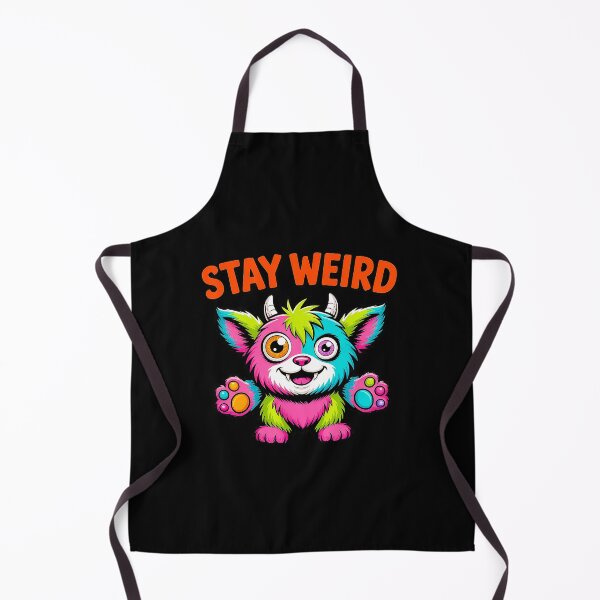 Item preview, Stay Weird Cute Colorful Monster Cartoon Illustration Design designed and sold by Amanda's Factory.