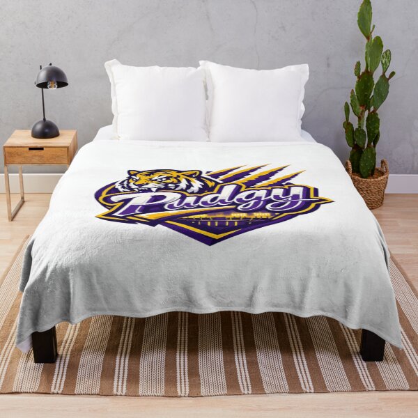 Item preview, Pudgy Tiger Sports Mascot Purple and Gold Esports Team Gaming Logo designed and sold by SaboCollita.