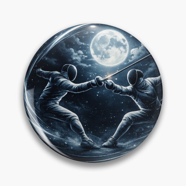 Item preview, Epee Night Duel designed and sold by ChillCharmStudio.