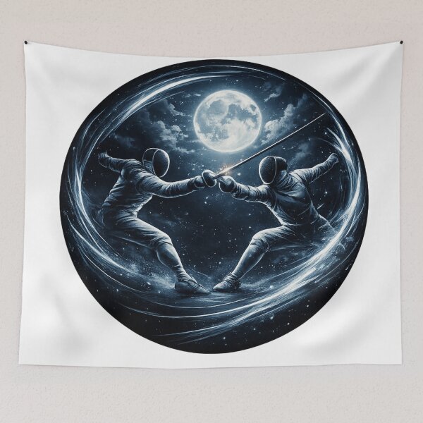 Item preview, Epee Night Duel designed and sold by ChillCharmStudio.