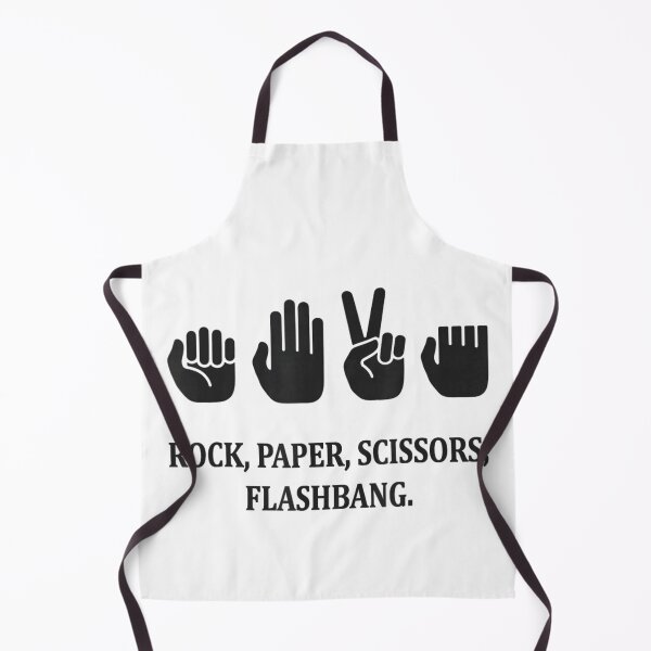 Item preview, Rock Paper Scissors Flashbang Funny Gaming Meme Tactical Combat Humor designed and sold by SaboCollita.