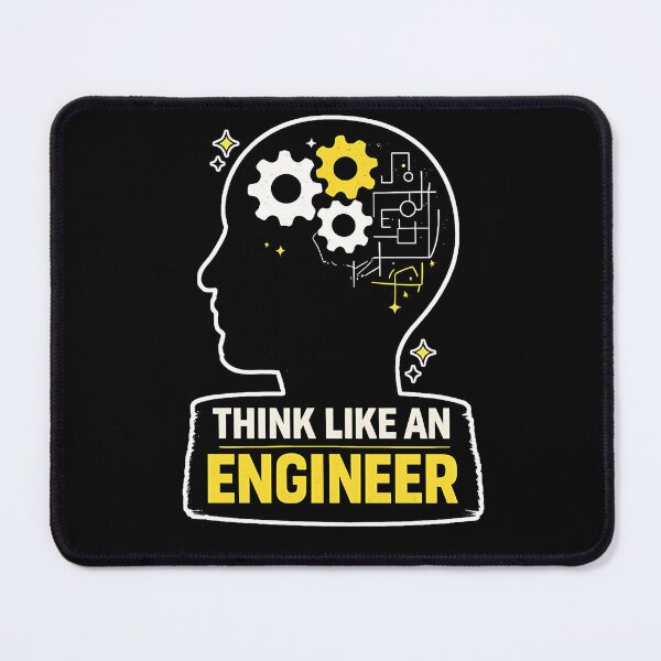 Item preview, Think like an Engineer designed and sold by Plot Twist Outfitters.