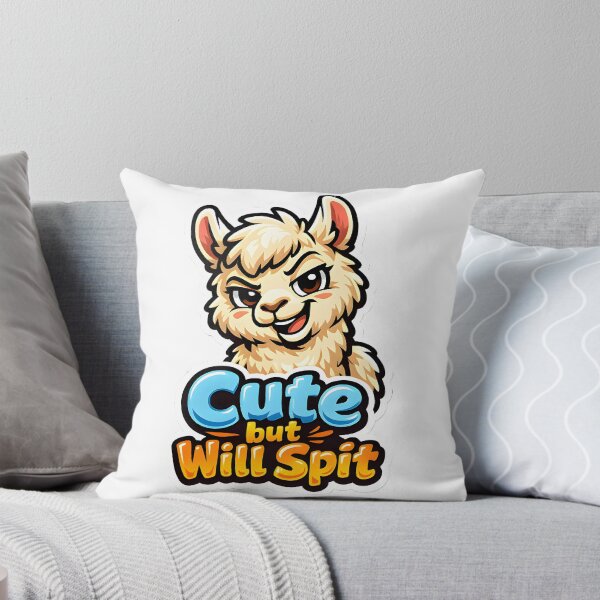 Item preview, Cute but Will Spit – Funny Llama Veterinary Humor Design designed and sold by Bettybee00.