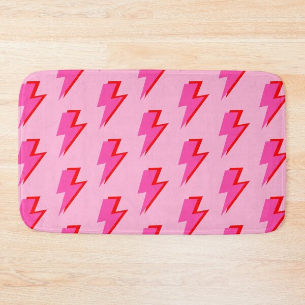 Item preview, Pink and Red Lightning on Pink designed and sold by OneThreeSix.