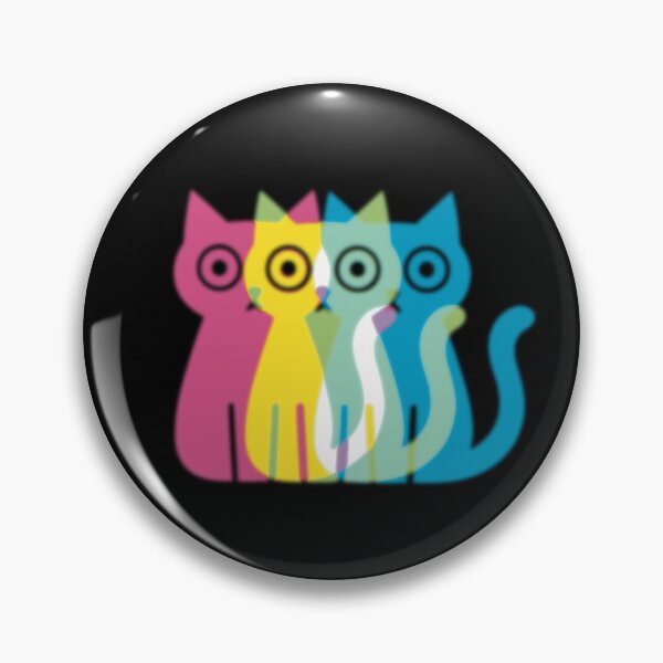 Item preview, Glitch Cat Vision - Trippy Surprised Feline Pop Art designed and sold by David Bath.