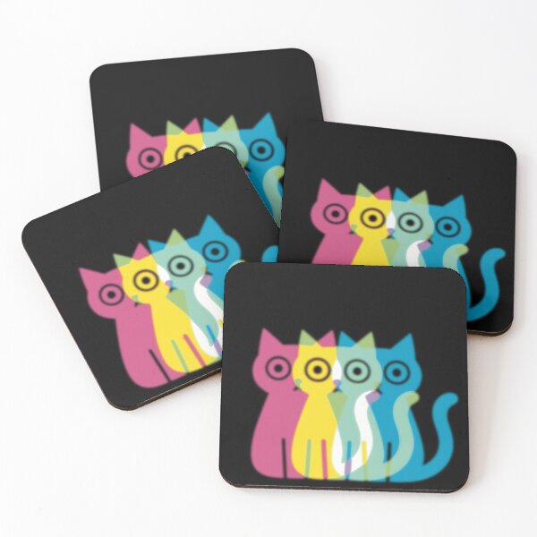 Item preview, Glitch Cat Vision - Trippy Surprised Feline Pop Art designed and sold by David Bath.