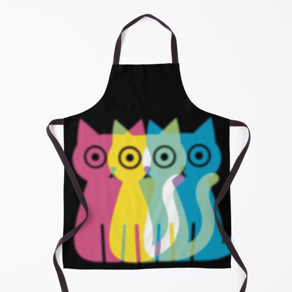 Item preview, Glitch Cat Vision - Trippy Surprised Feline Pop Art designed and sold by David Bath.