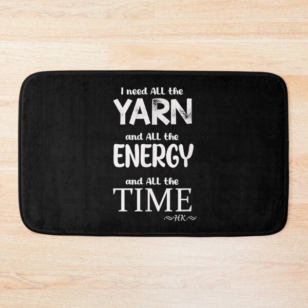 Item preview, I Need All The Yarn Energy Time Funny Knitting Crochet Lover designed and sold by SaboCollita.